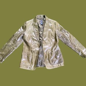 Vintage Gap Leather Blazer